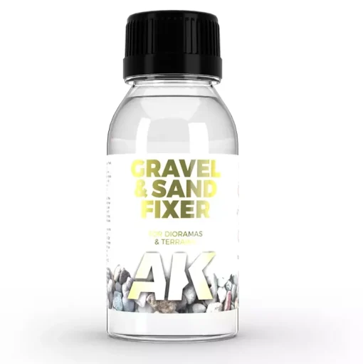 Fijador de graba y arena AK Interactive 100ml