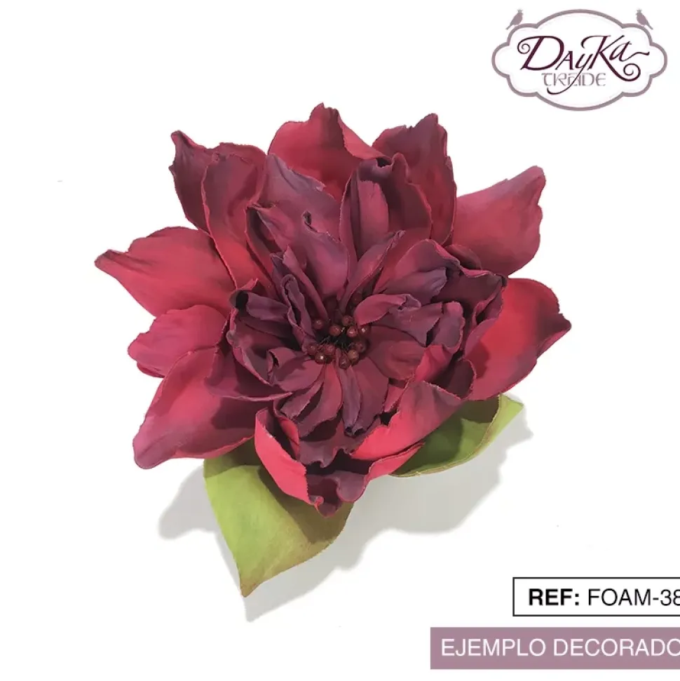 Flor de Foamiran Flor Tropical Roja Dayka
