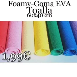 Foamy Goma EVA efecto toalla 60x40cm