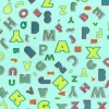Foamy Goma EVA estampado letras
