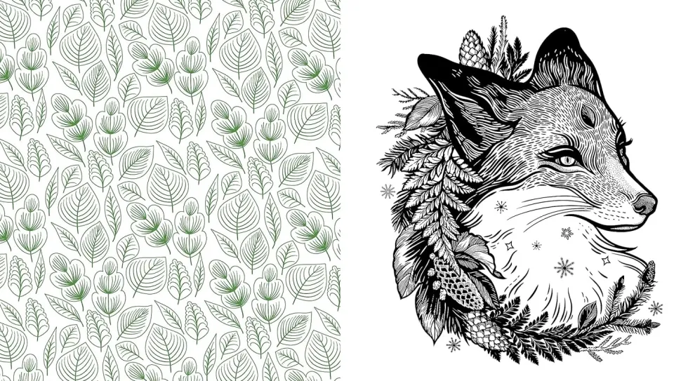 Forestcore Coloring Book