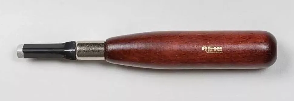 Gubia para talla V con abertura 6.5mm