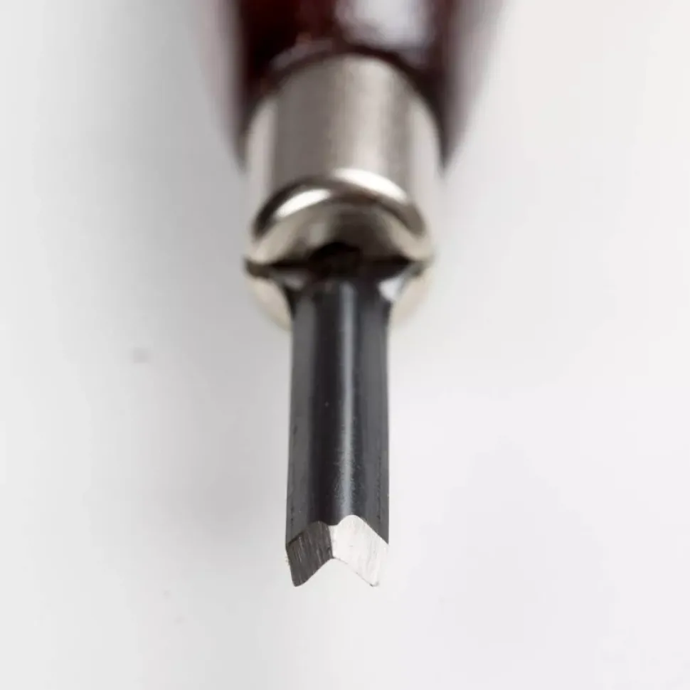 Gubia para talla V con abertura 5mm