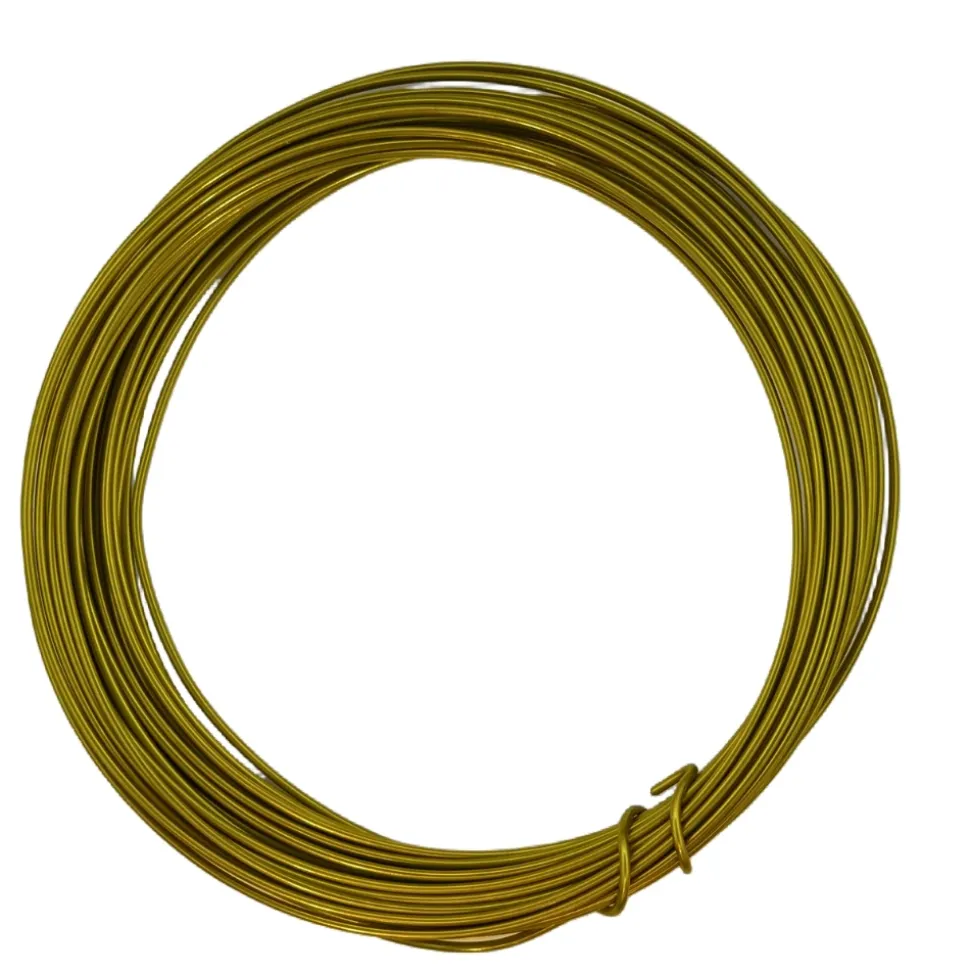 Hilo de Aluminio Oro 2mm