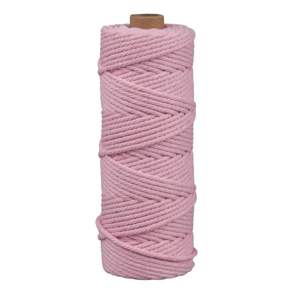 Hilo de macramé Rosa Pastel Rayher 3mm