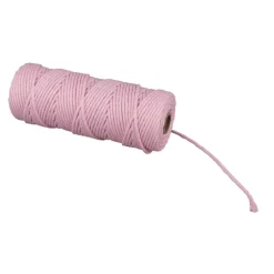 Hilo de macramé Rosa Pastel Rayher 3mm