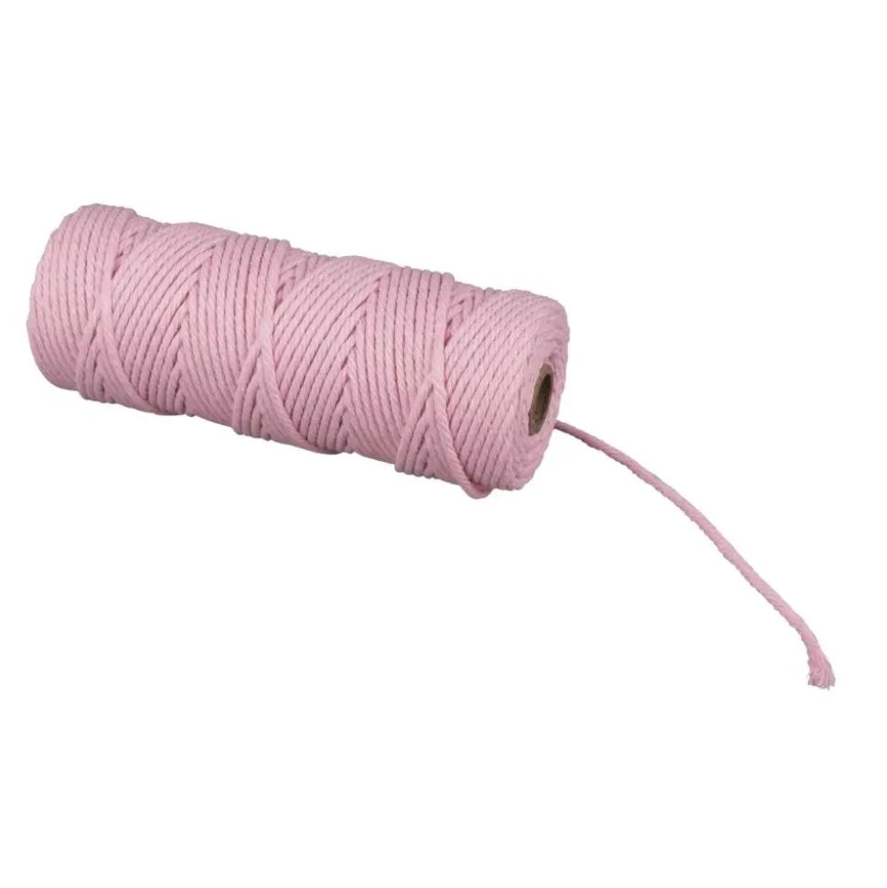 Hilo de macramé Rosa Pastel Rayher 3mm