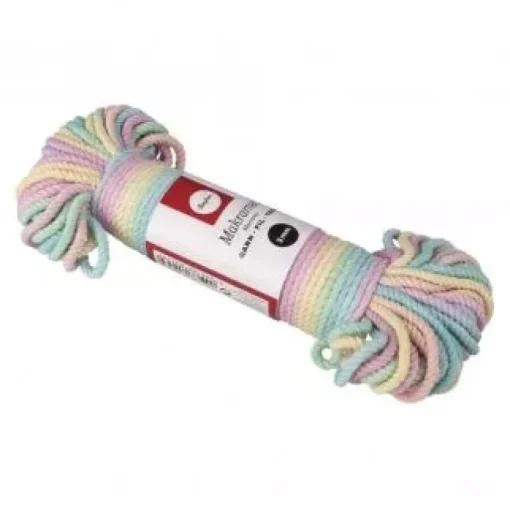 Hilo Macramé Trenzado Arcoiris Rayher 3mm