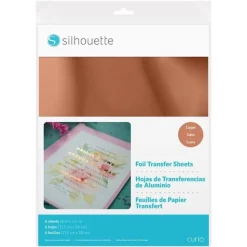 Hojas de foil Cobre Silhouette Curio