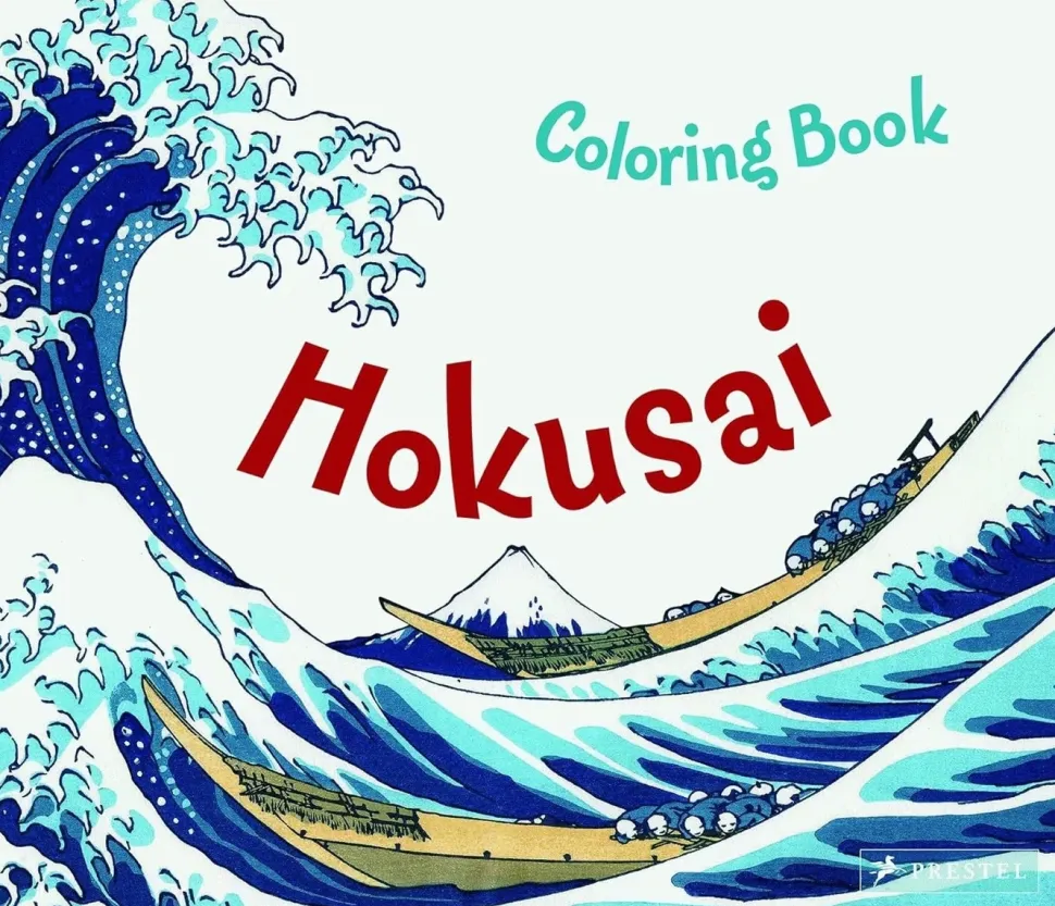 Hokusai Coloring Book