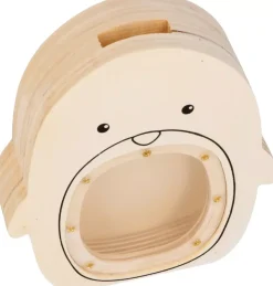 Hucha Pingüino De Madera Artemio