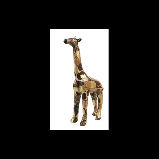 Jirafa pequeña de papel maché Décopatch