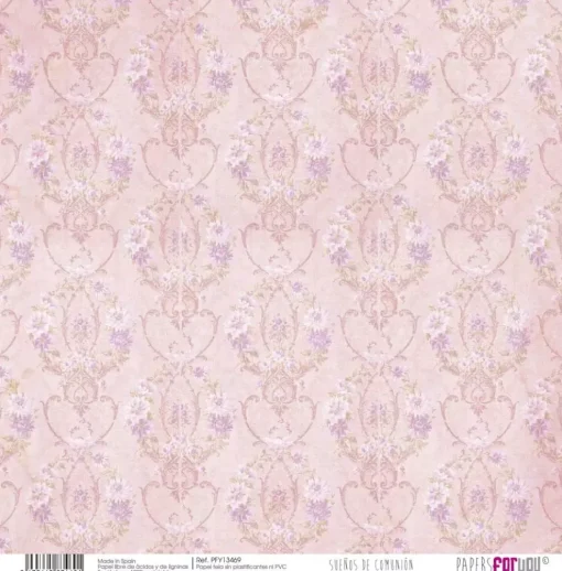 Kit 8 Papeles de Tela Niñas Sueños de Comunión PapersForYou 30x30cm