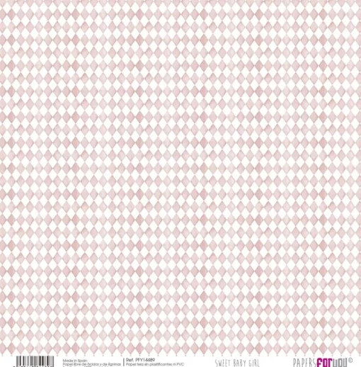 Kit 8 Papeles Tela Sweet Baby Girl PapersForYou 30x30cm