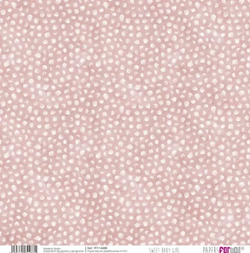 Kit 8 Papeles Tela Sweet Baby Girl PapersForYou 30x30cm