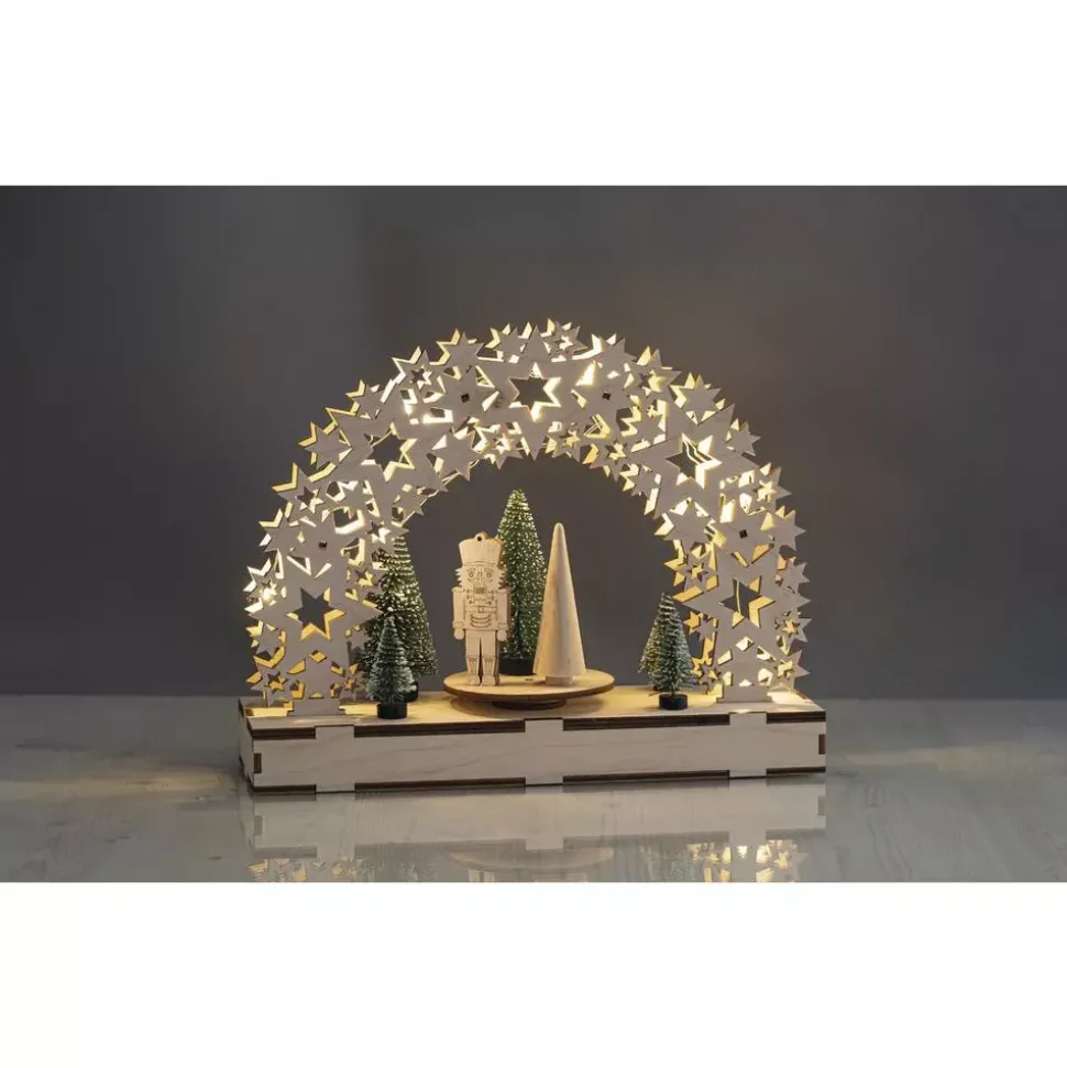 Kit 3D de Madera Arco de Estrellas con Base Giratoria Rayher