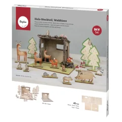 Kit 3D de Madera Cabaña en el Bosque Rayher