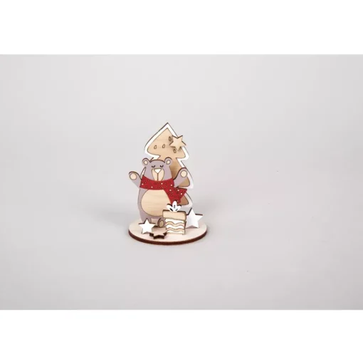 Kit 3D de Madera Oso Navideño Rayher