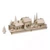 Kit 3D de madera Pueblo Invernal Rayher