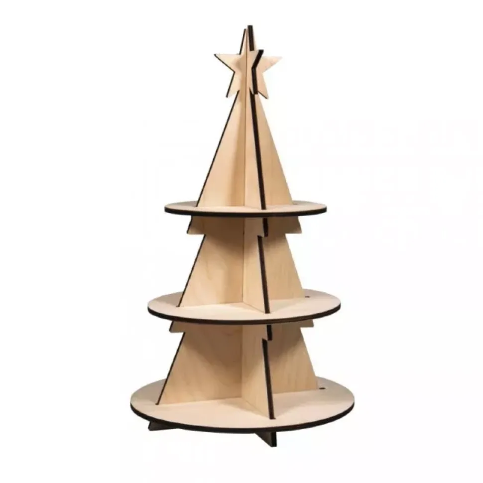 Kit 3D de Madera Árbol de Navidad Rayher