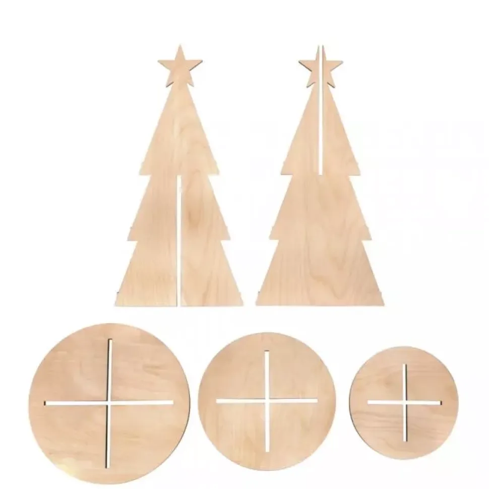 Kit 3D de Madera Árbol de Navidad Rayher