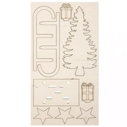 Kit 3D de Madera Trineo Winterdream Rayher