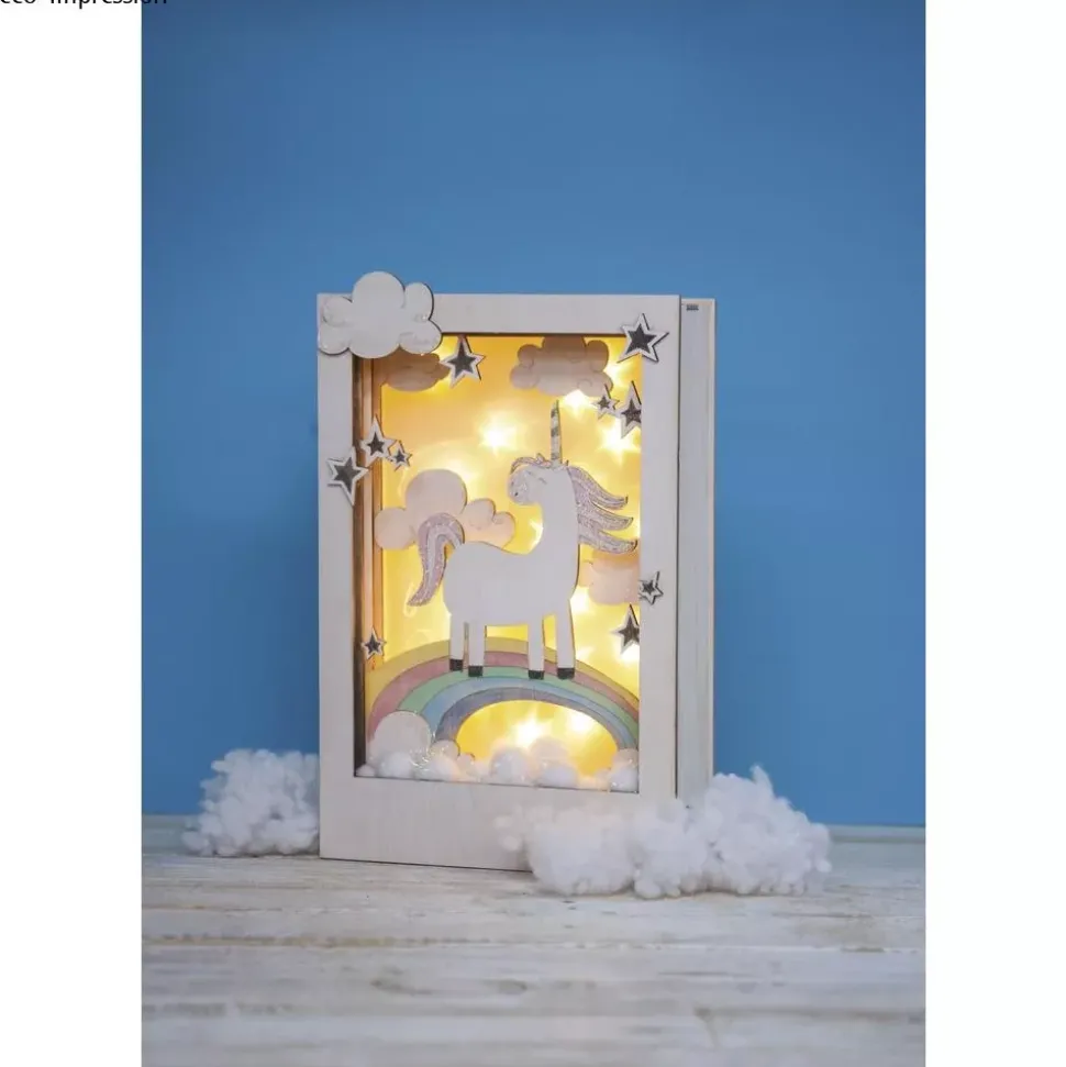 Kit 3D de madera Unicornio