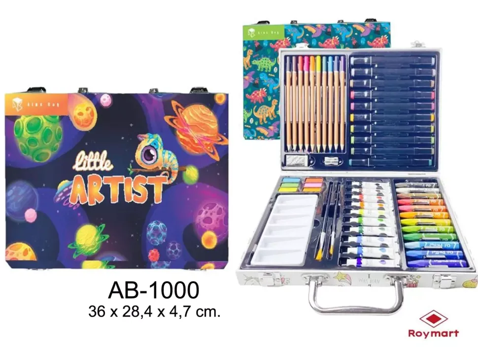 Kit de Dibujo 53 Piezas Gama Little Artist Space Alex Bog
