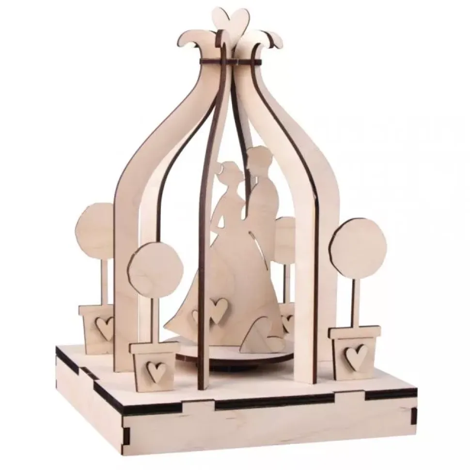 Kit de Madera 3D Mr. & Mrs. Rayher