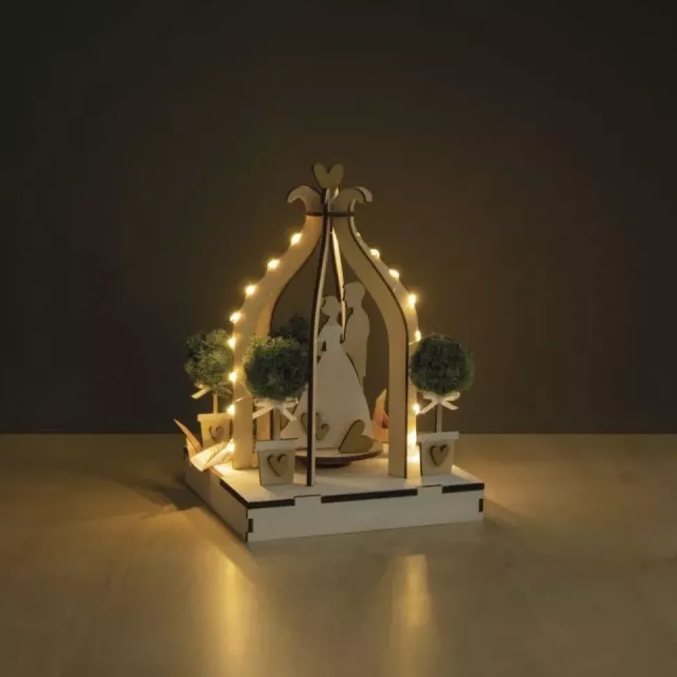 Kit de Madera 3D Mr. & Mrs. Rayher