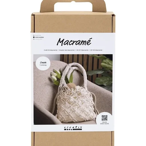 Kit de manualidades bolsa de macramé Creativ Company