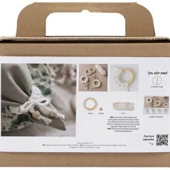 Kit mini de manualidades Servilleteros Macramé Creativ Company