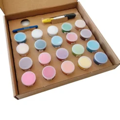 Kit Pintar con Arenas de Colores Toujours Dans Mon Coeur Arenart 38x46cm