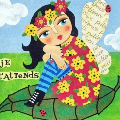 Kit Pintar con Arenas de Colores Je T'Attends Arenart 38x38cm