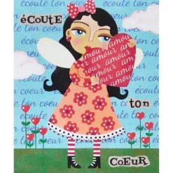 Kit Pintar con Arenas de Colores Ecoute Couer Arenart 38x46cm