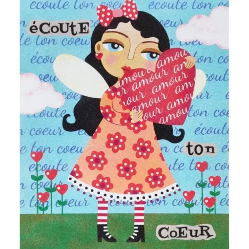 Kit Pintar con Arenas de Colores Ecoute Couer Arenart 38x46cm