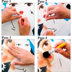 Kit Pintar con Arenas de Colores Excursión Bus Arenart 38x38cm