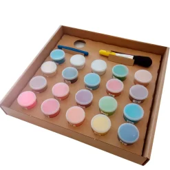 Kit Pintar con Arenas de Colores Excursión Bus Arenart 38x38cm