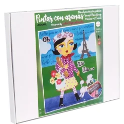 Kit Pintar con Arenas de Colores Oh La La Arenart 38x46cm