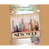 Kit Pintar con Arenas de Colores Nueva York Skyline Arenart 38x46cm