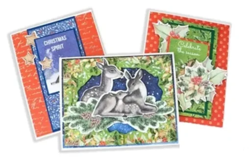 Kit Tarjetas Navideñas Awaiting Christmas Fabrika Decoru
