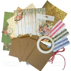 Kit Tarjetas Navideñas Our Warm Christmas 2 Fabrika Decoru
