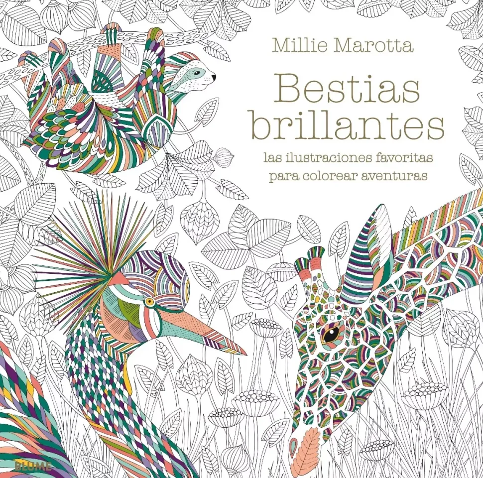 Libro para Colorear Bestias brillantes Blume
