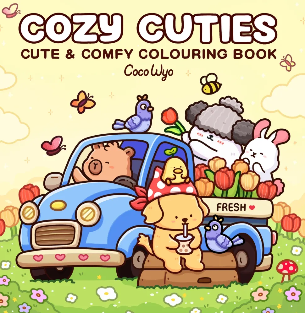 Libro para colorear Cozy Cuties