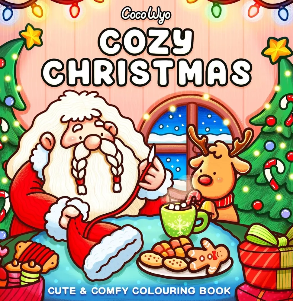 Libro para colorear Cozy Christmas