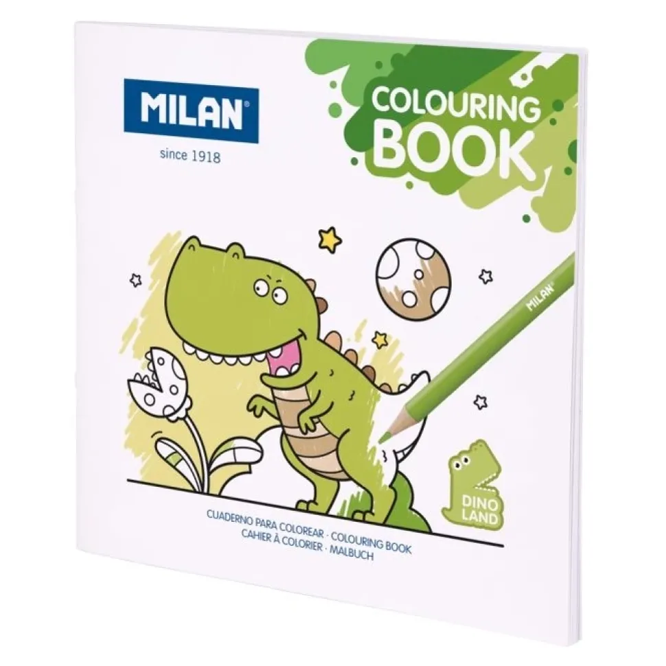 Libro para colorear Dino land Milan