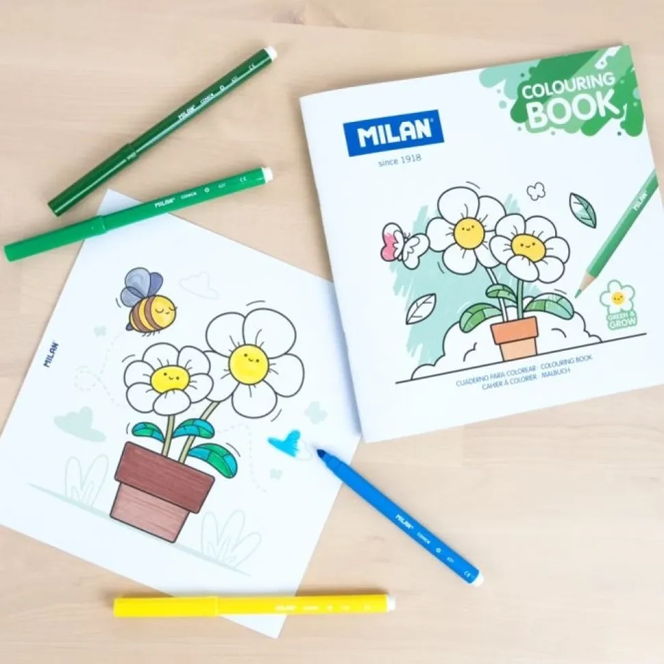 Libro para colorear Green and grow Milan