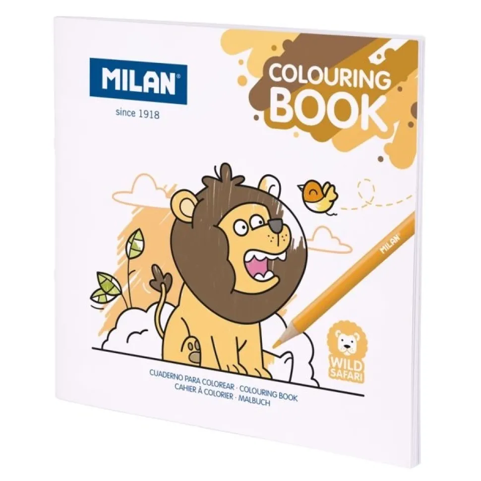 Libro para colorear Wild Safari Milan