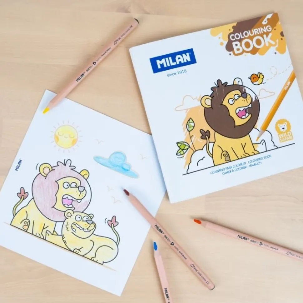 Libro para colorear Wild Safari Milan