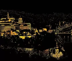 Lámina rascable Vista de Budapest